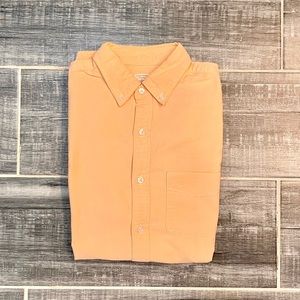 J.Crew bright peach soft Oxford Shirt size Small
